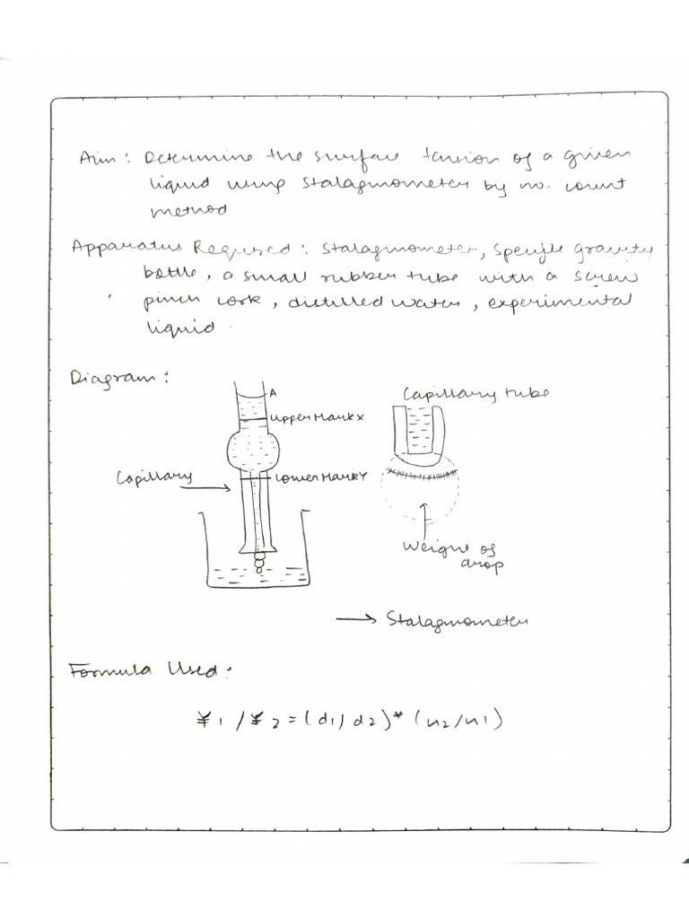 Fluid Mechanics Practical 1 | PDF
