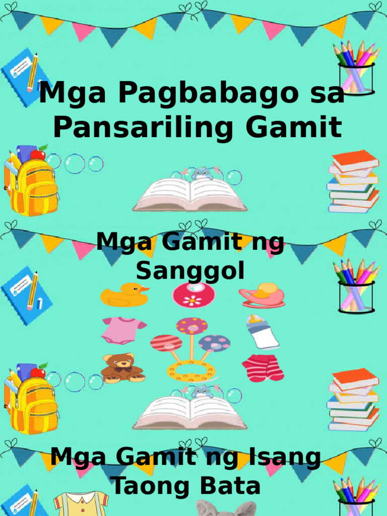 Mga Pagbabago Sa Pansariling Gamit | PDF