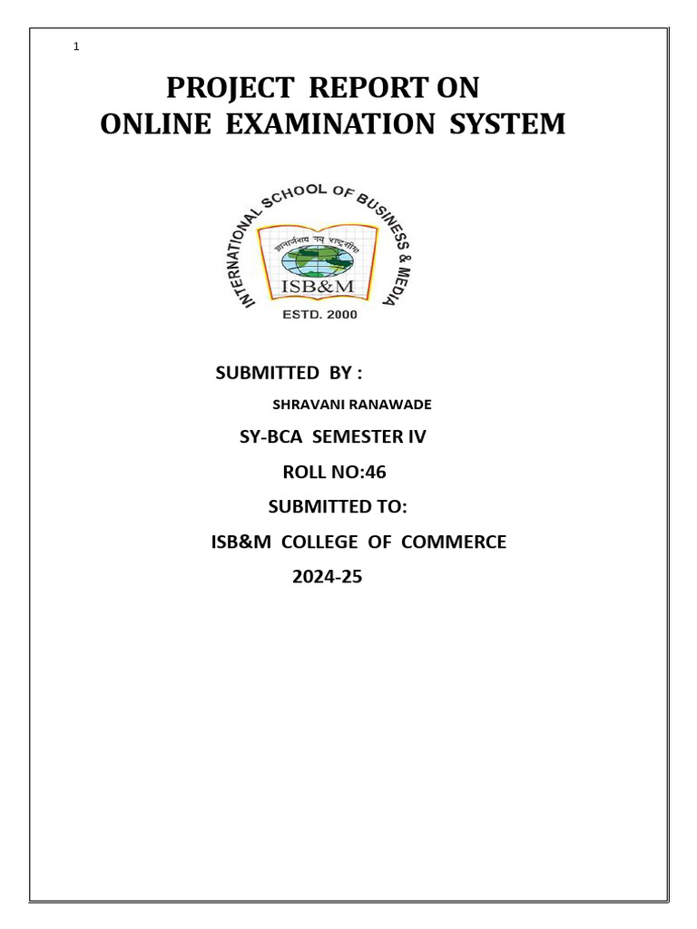 Shravani Ranawade Project | PDF