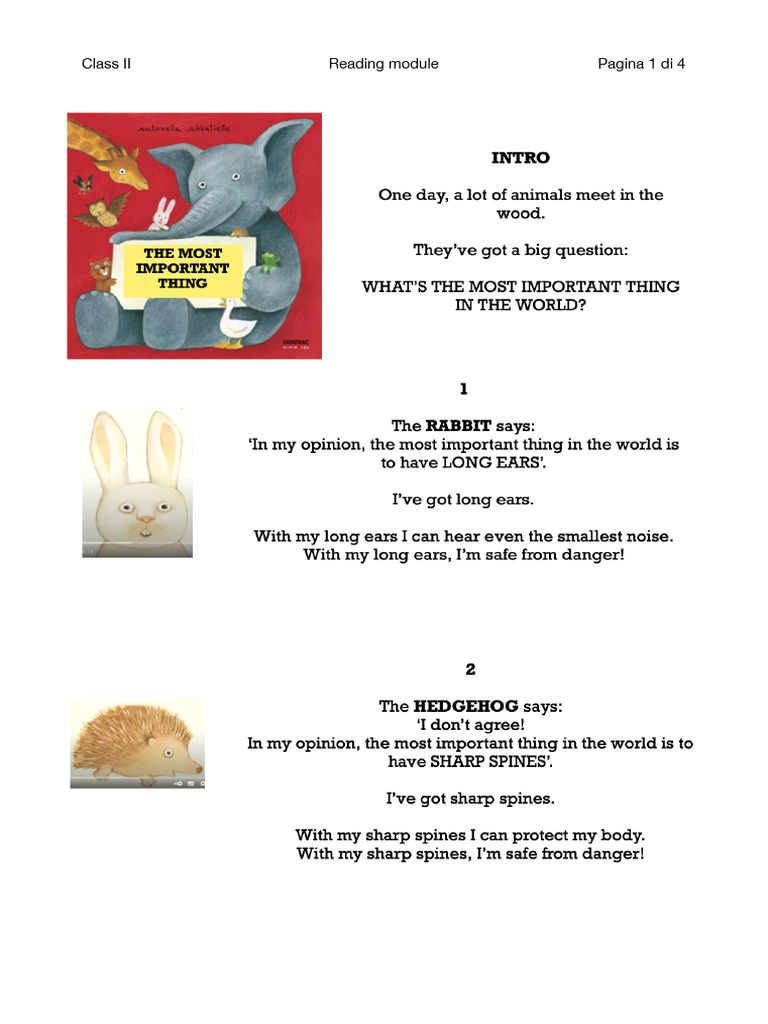 The Most Important Thing | PDF