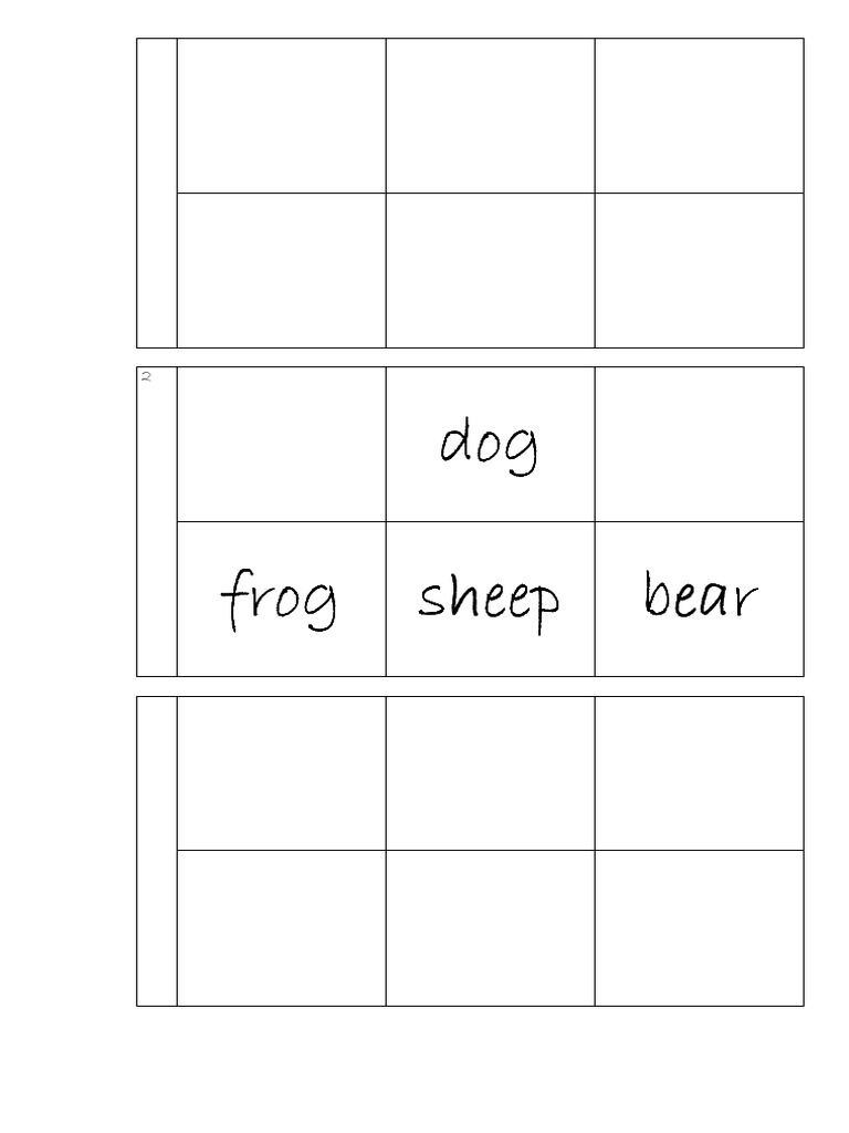 Bingonomsanimaux PDF
