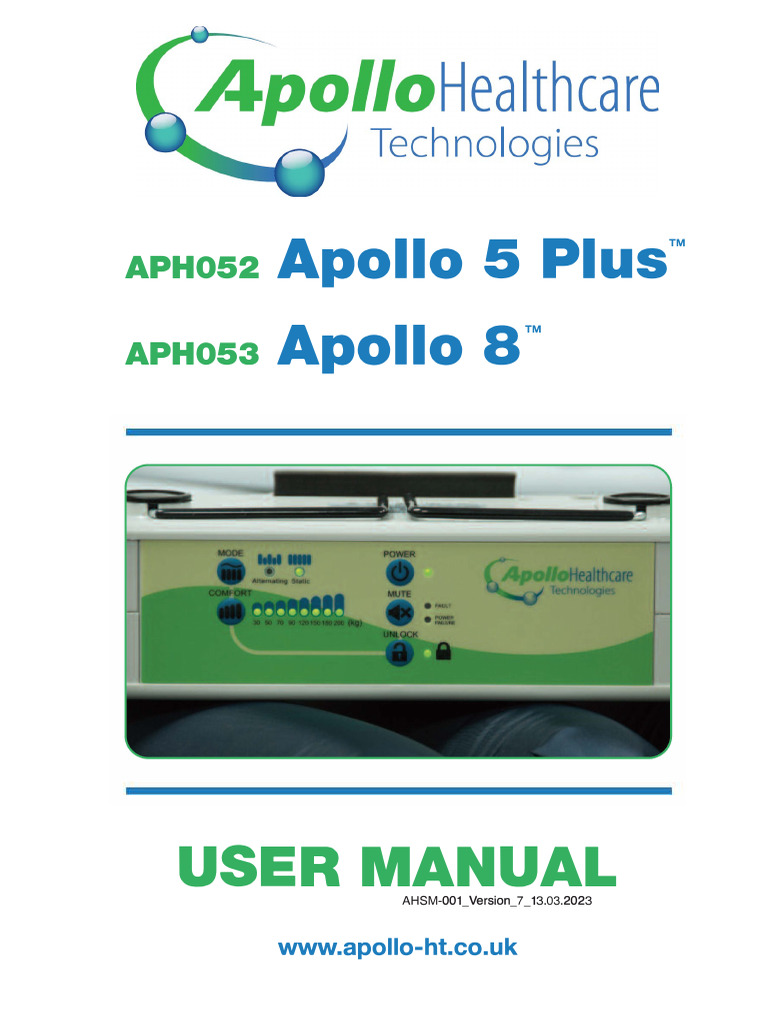 AHSM 001 - Apollo 5 and 8 APH052 APH053 USER MANUAL AHSM 001 - Rev - 7 ...