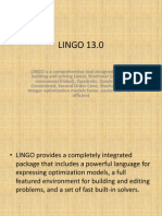 Lingo 13 & Lindo API Software