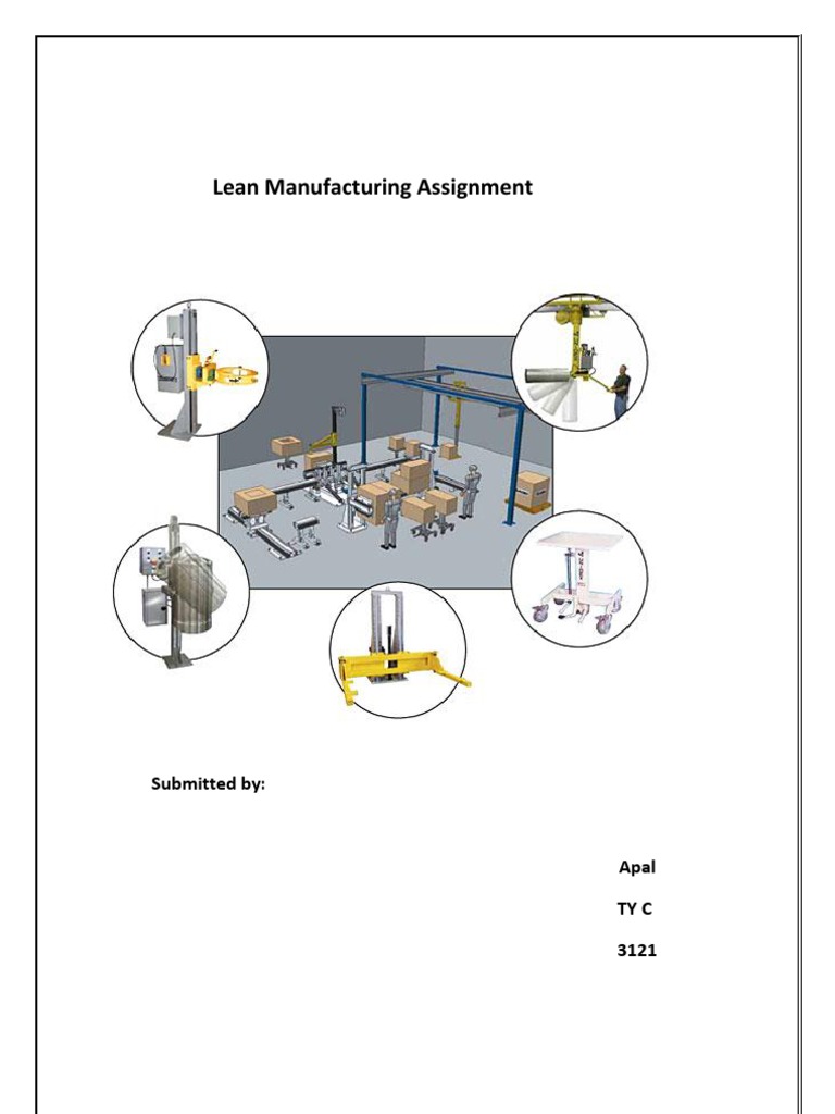 Manufacturing Management Assignment Pdf Lean Manufacturing