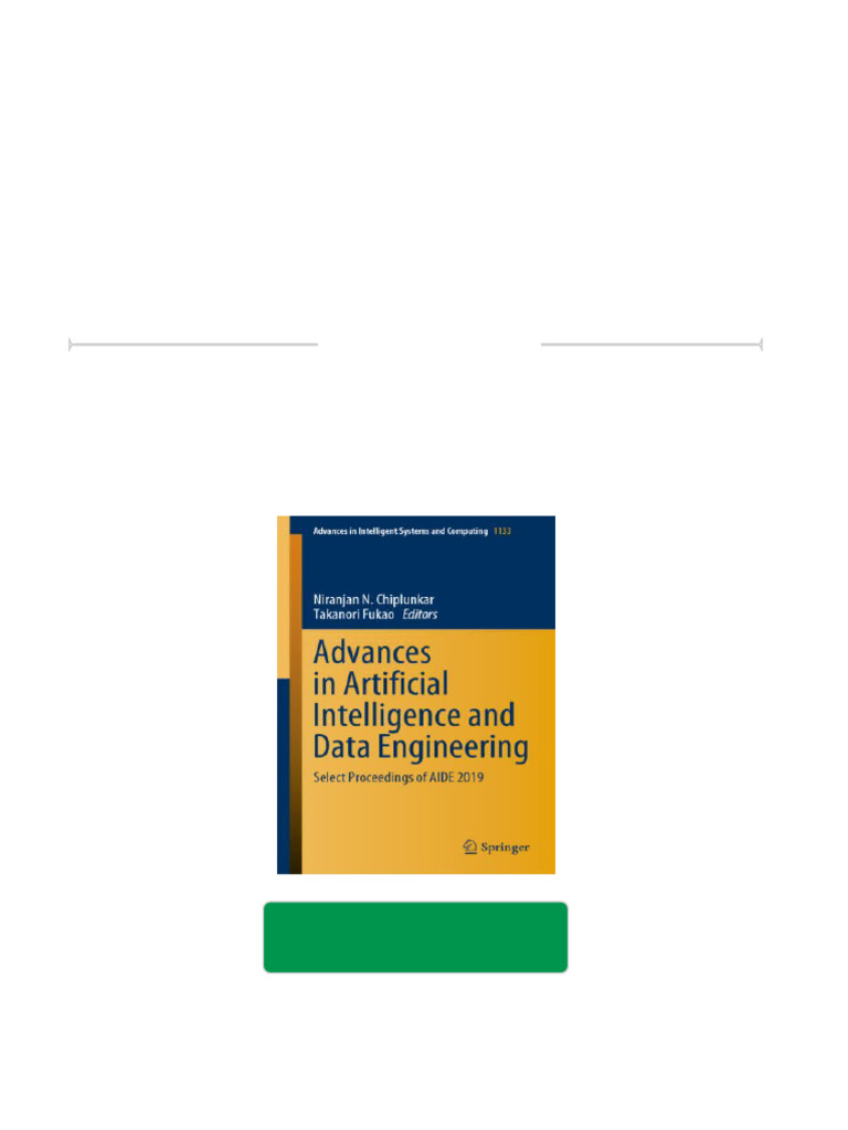 Advances in Artificial Intelligence and Data Engineering: Select ...