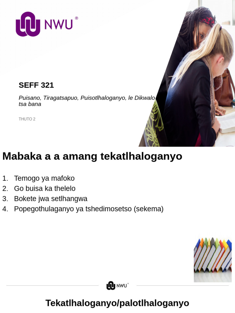 Seff 321 Thuto 2 | PDF