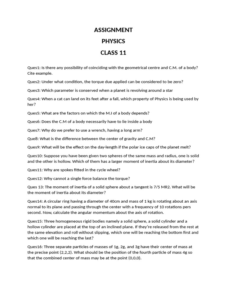 Assignment 11 | PDF