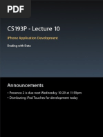 Download Standford CS 193P 10-Data by Oleksiy Kovyrin SN7671043 doc pdf