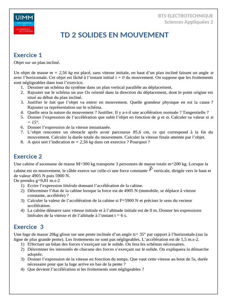 TD 2 Sem | PDF