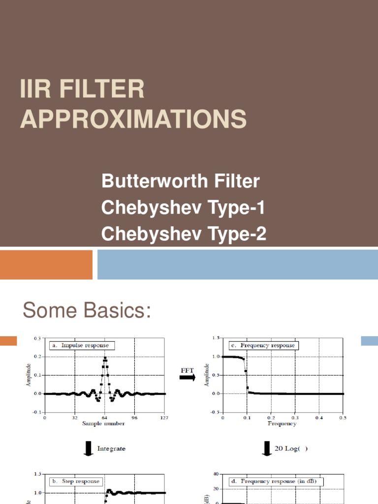 IIR Filter Design Approximations | PDF