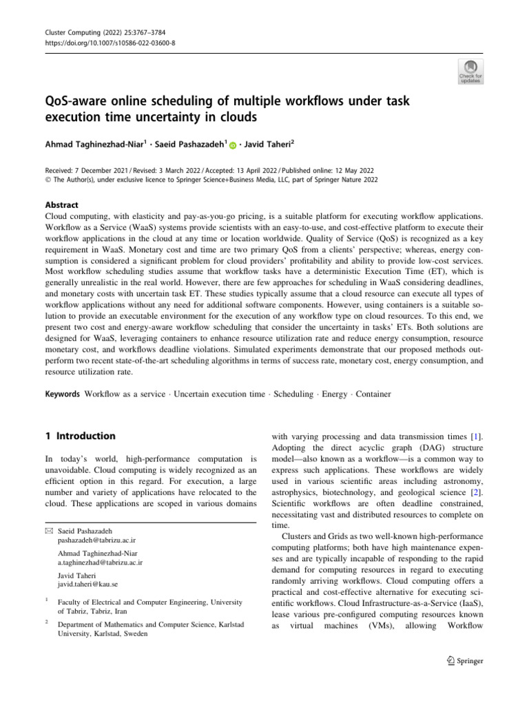 Qos Aware Online Scheduling | PDF