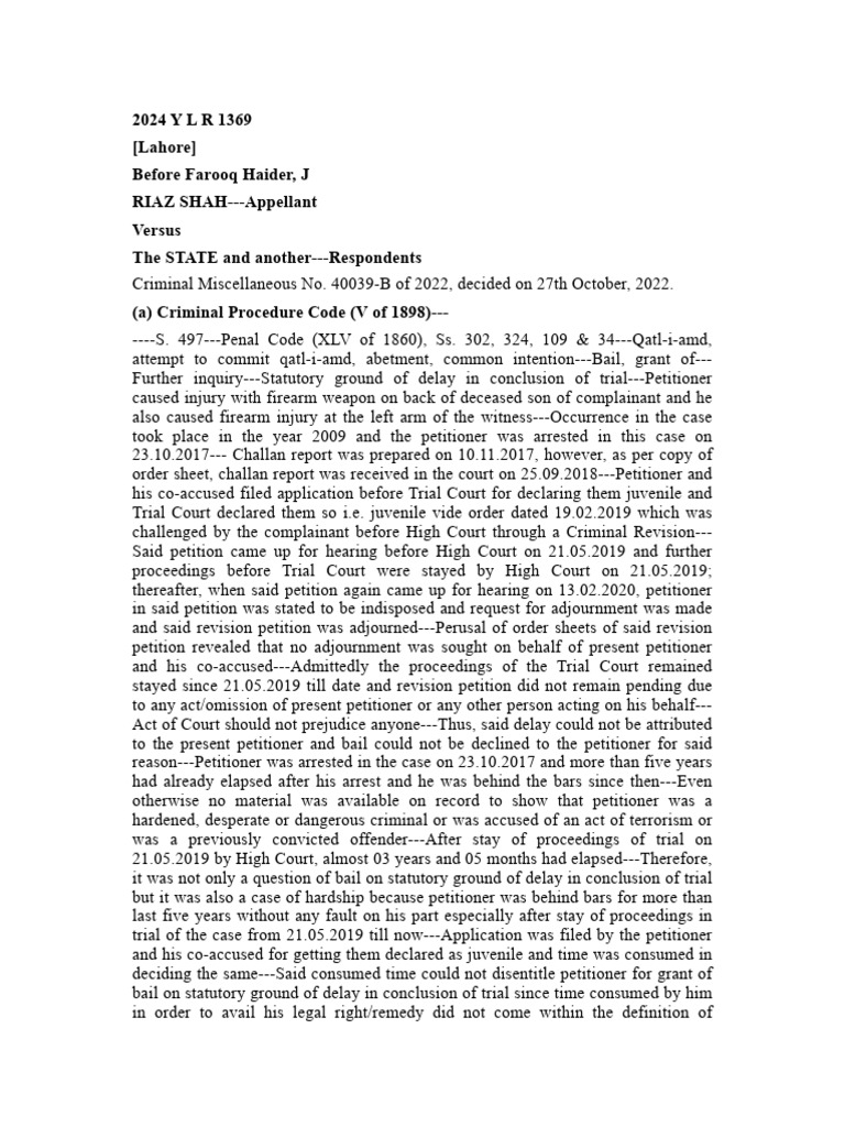 2024 y L R 1369 | PDF