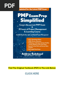 PMP Exam Prep Simplified Covers The Current PMP Exam PDF