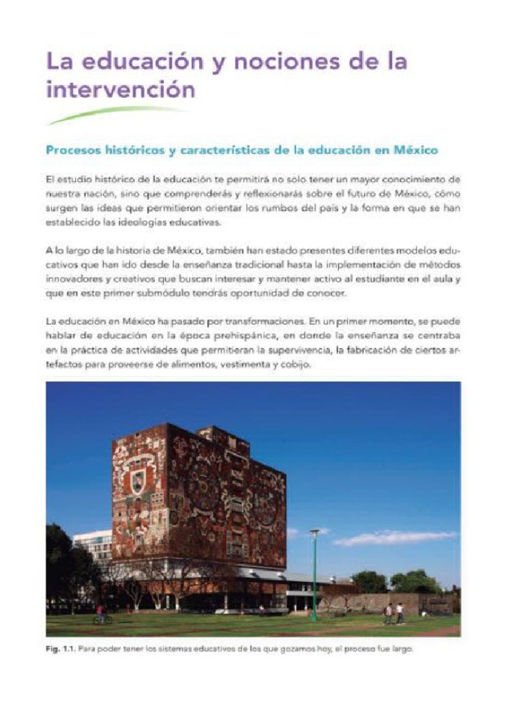 Proceso Histórico de La Educacion en Mexico | PDF