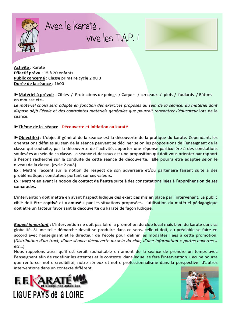 3 Proposition de Plan de Seance 1 | PDF