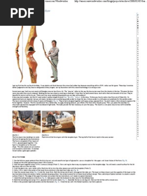 AW Extra - Build a Recurve Bow - Projects - American Woodworker