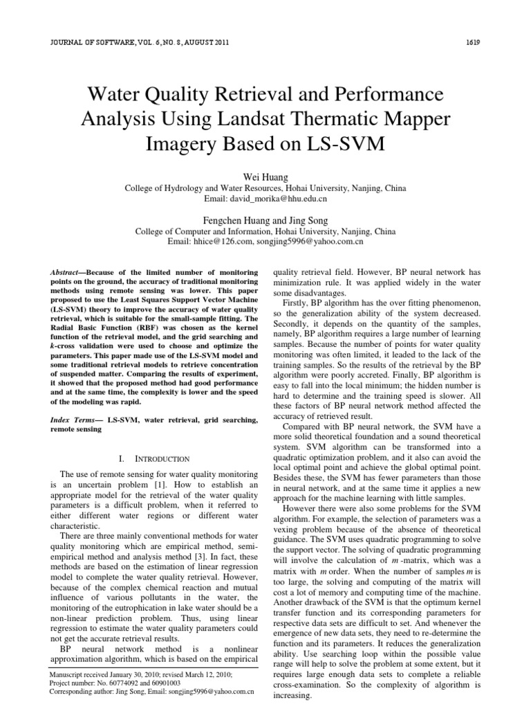 Water Quality SVM Önemli | PDF