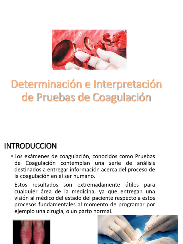 #3 - Pruebas de Laboratorio | PDF | Coagulación | Hemostasia