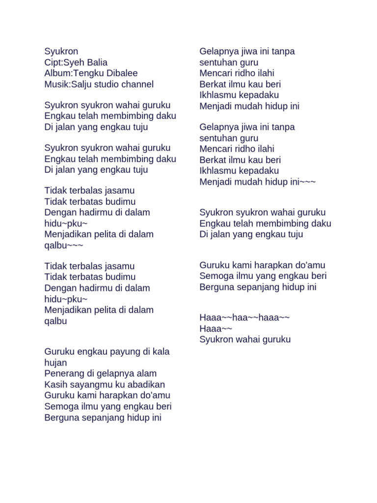 Syukron | PDF