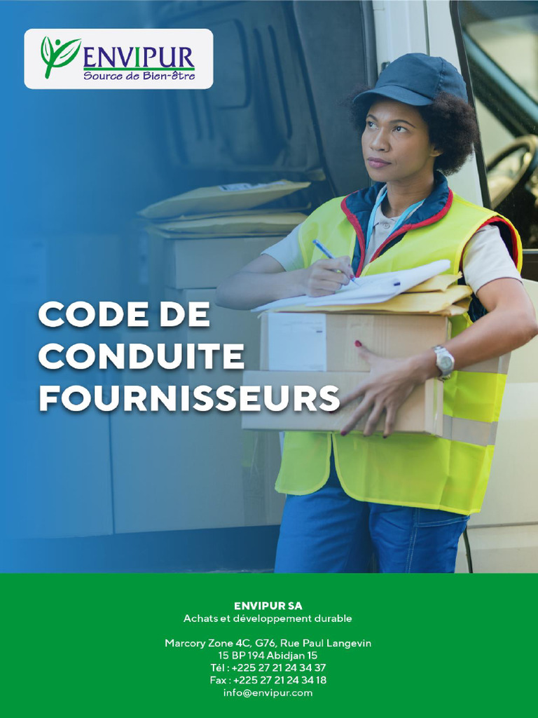 Code de Conduite Fournisseurs | PDF