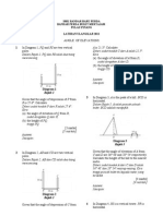 Mathematics Form 4 - Angle of Elevation