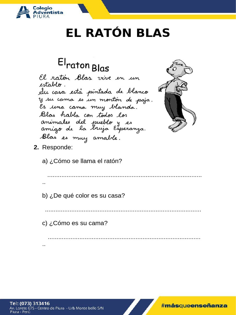El Ratón Blas | PDF
