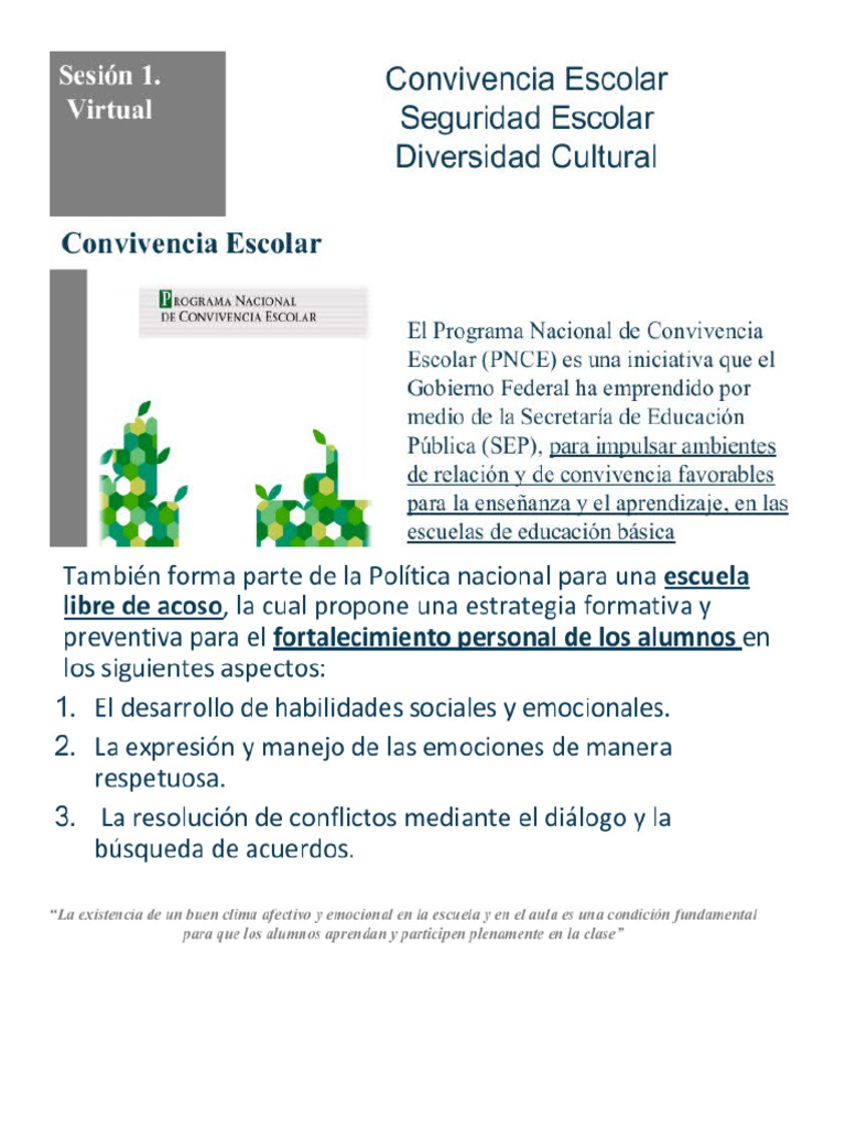 Convivencia Escolar Pdf