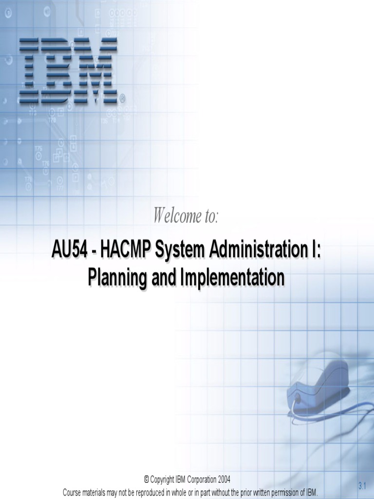 Aix Hacmp Cluster | PDF | Computer Cluster | Computer Data Storage