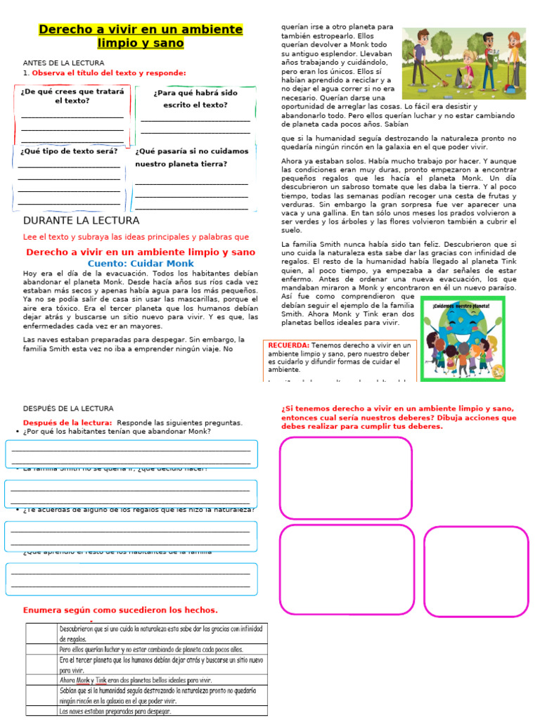 Derecho a vivir en un ambiente limpio y sano | PDF