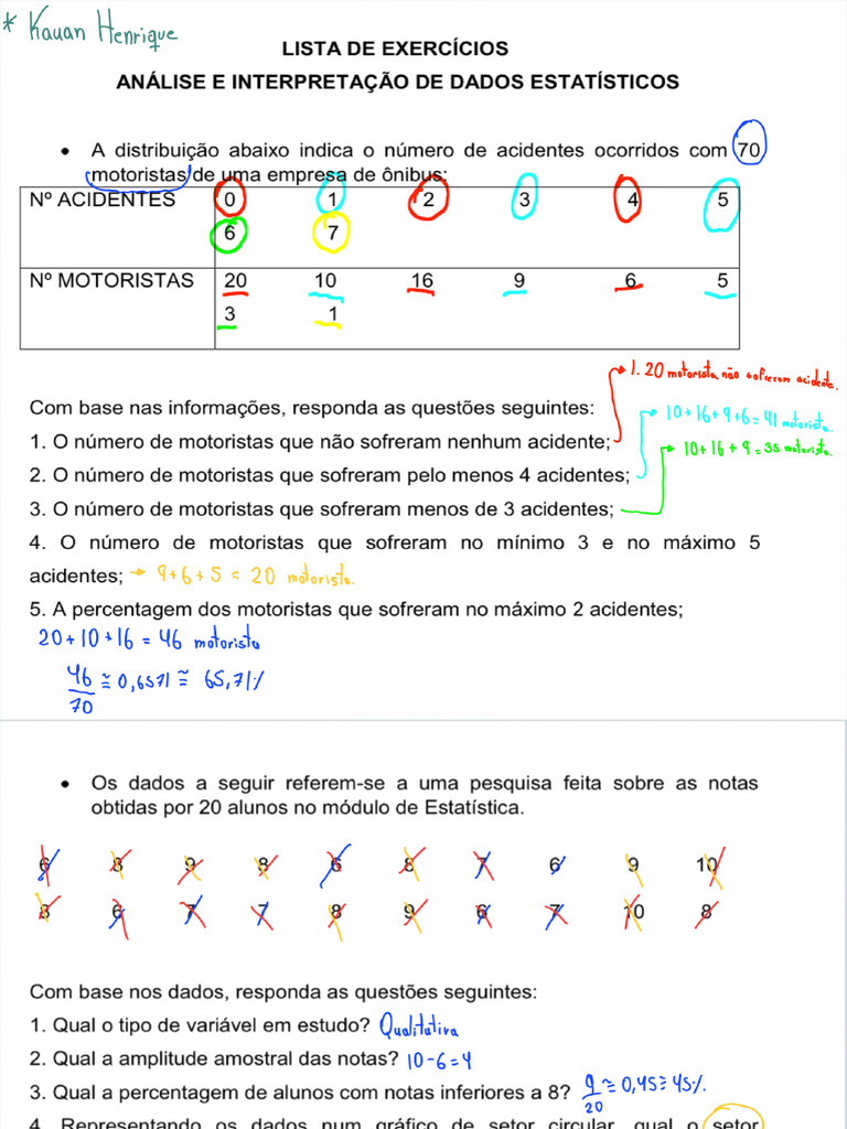 Atividade - de - Estatística | PDF