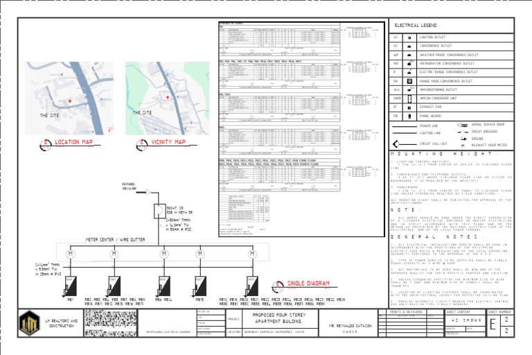 Location Map E Icinity Map E: M M M M M | PDF