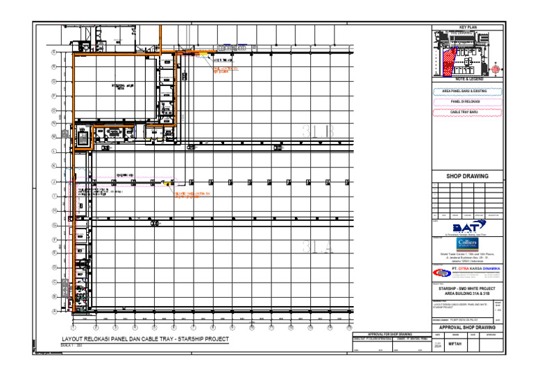 Layout Relokasi Panel Ps Mep SMDW CBLPNL 01 | PDF