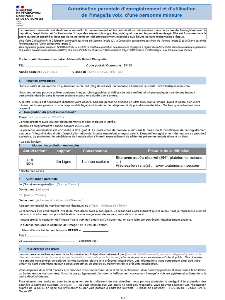 Autorisation | PDF