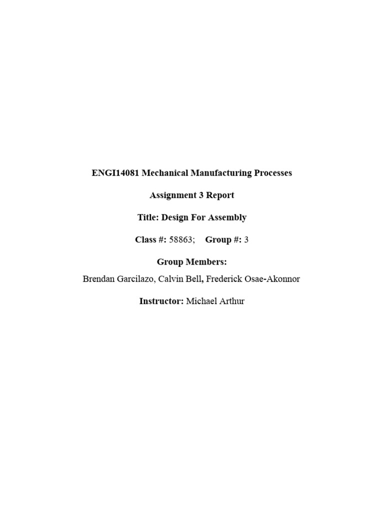 WHAT IS DESIGN FOR ASSEMBLY visual data 3