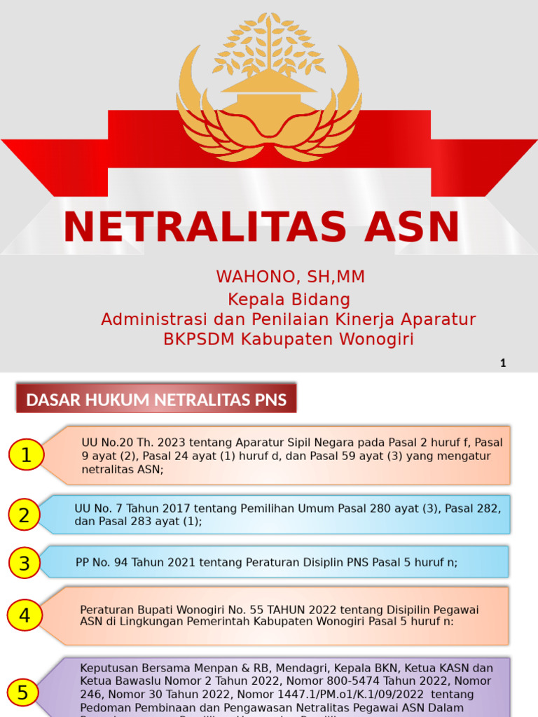 Netralitas ASN | PDF
