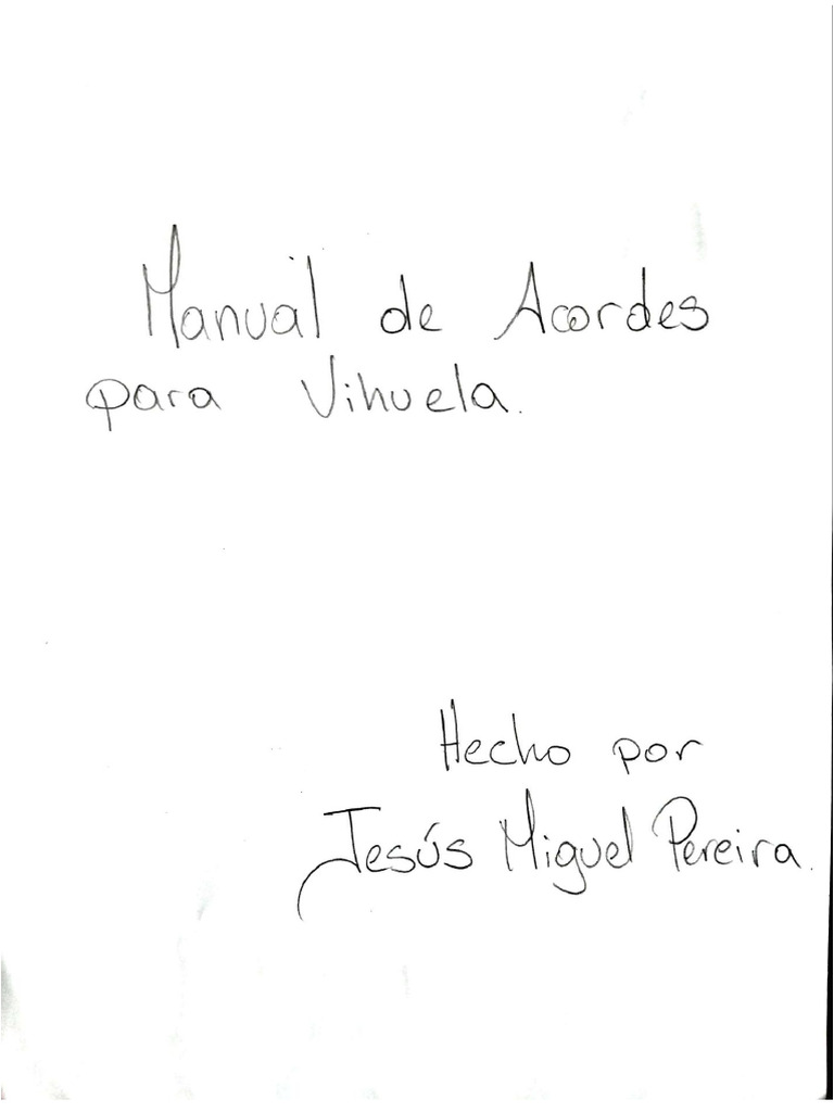 Manual de acordes para vihuela PDF