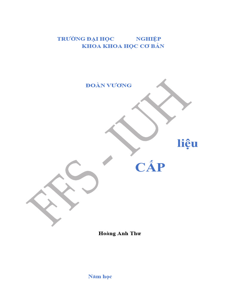 TCC2 IUH Baitap | PDF