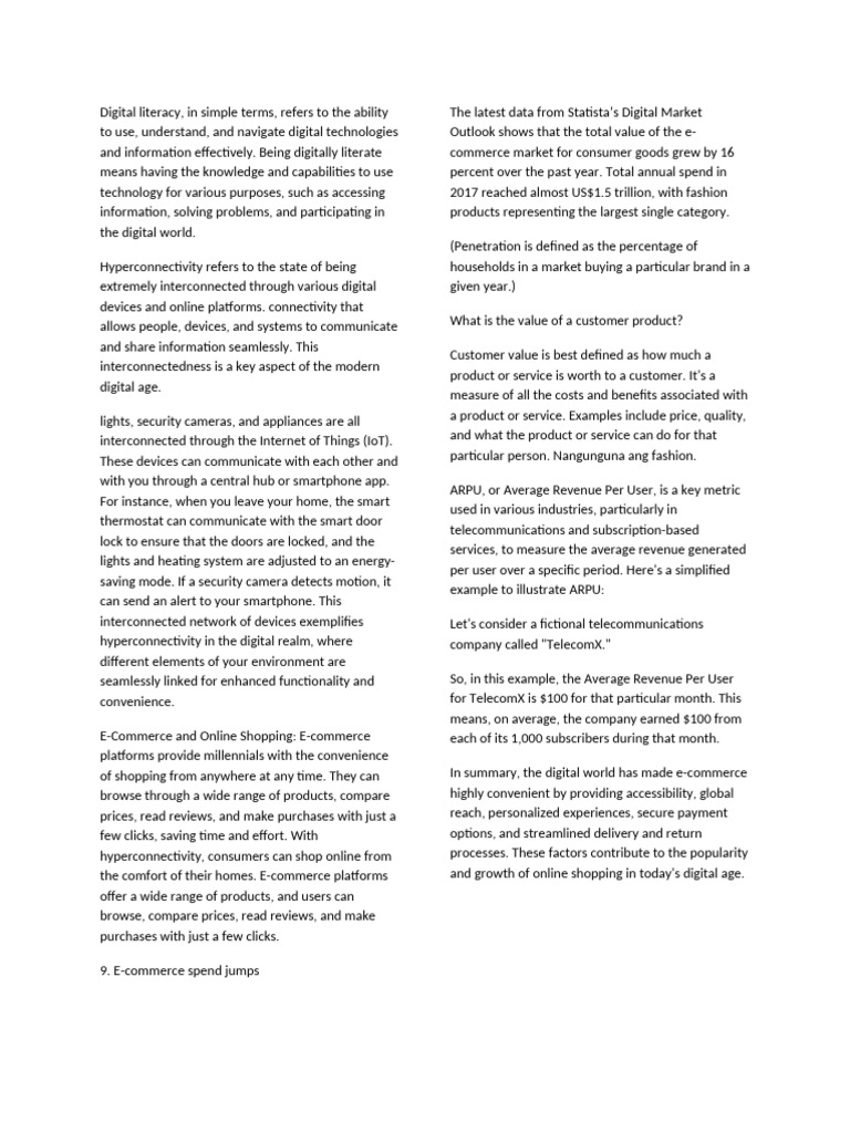 Digital Literacy Pdf