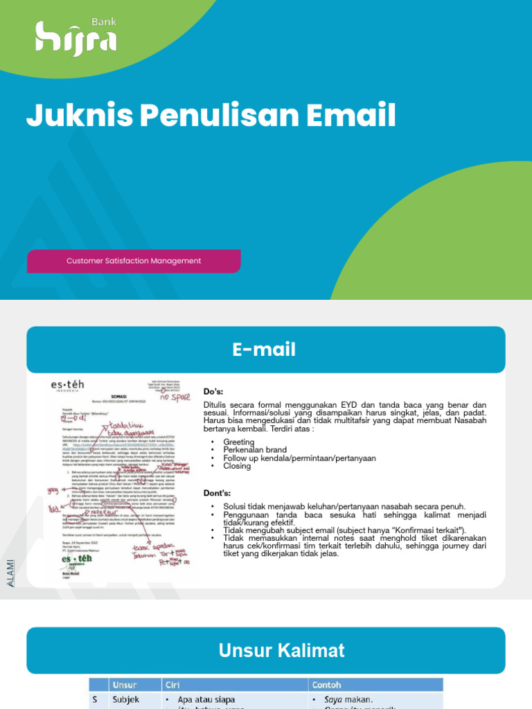 Panduan Penulisan Email Resmi | PDF