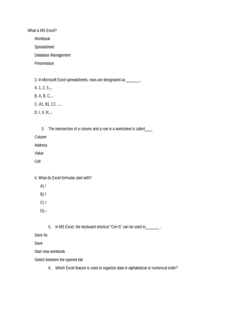 What is ms excel pdf