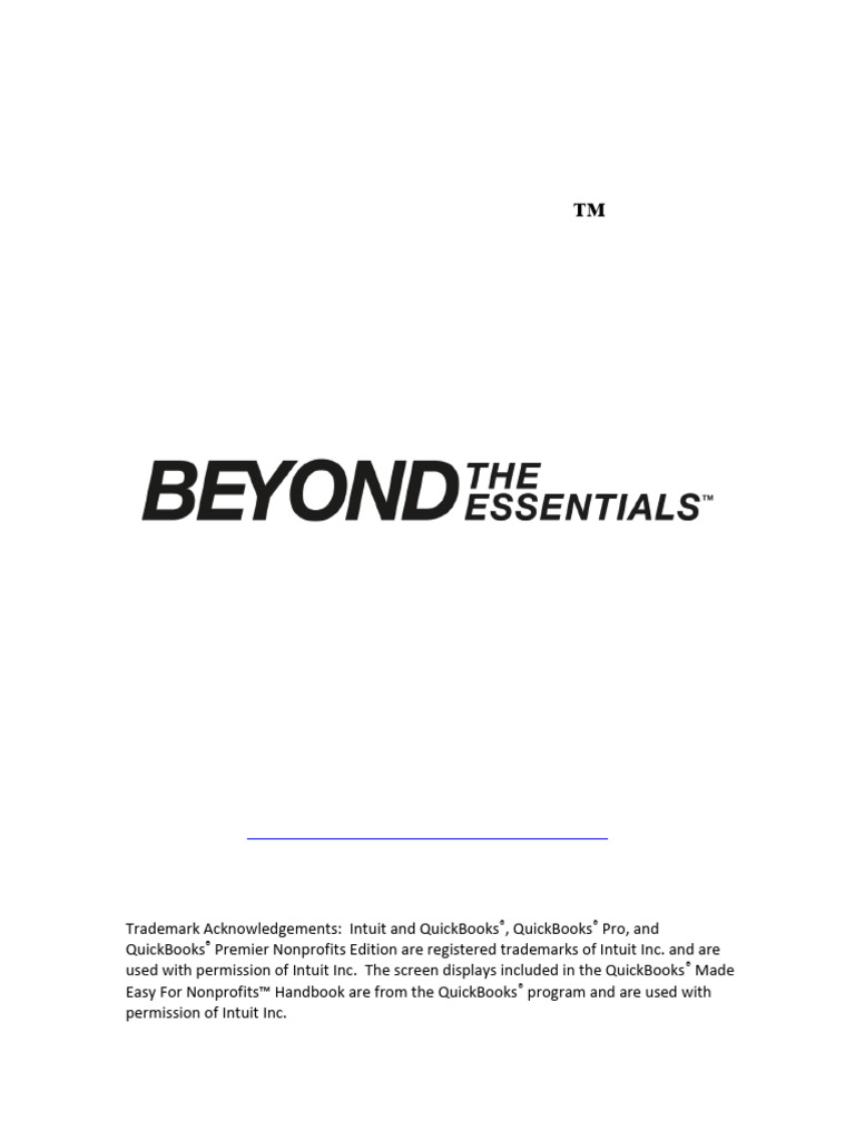 Beyond Esentials Desktop | PDF | Quick Books | Microsoft Excel