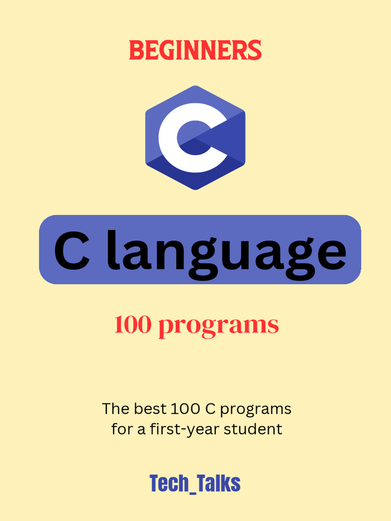C Language Beginners | PDF
