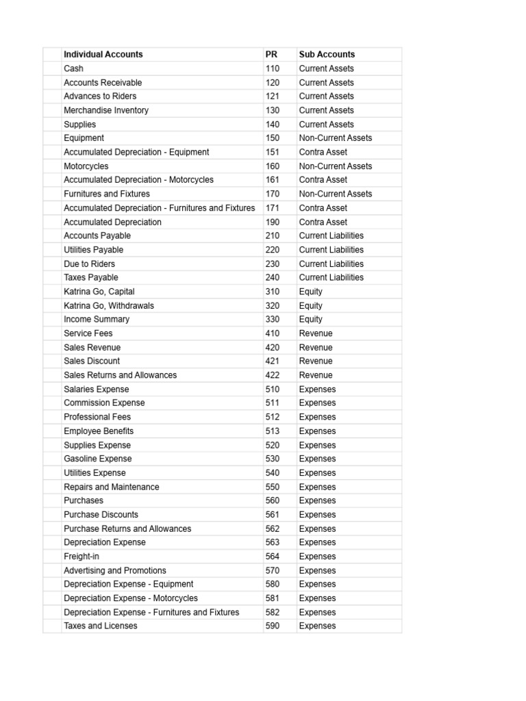 ACCT101 Practice Set Template-1 | PDF | Debits And Credits | Expense