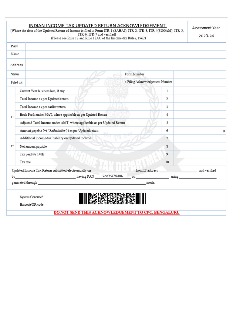 ITR Merged | PDF