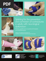 Splinting Techniques and Guidelines | PDF | Thumb | Hand