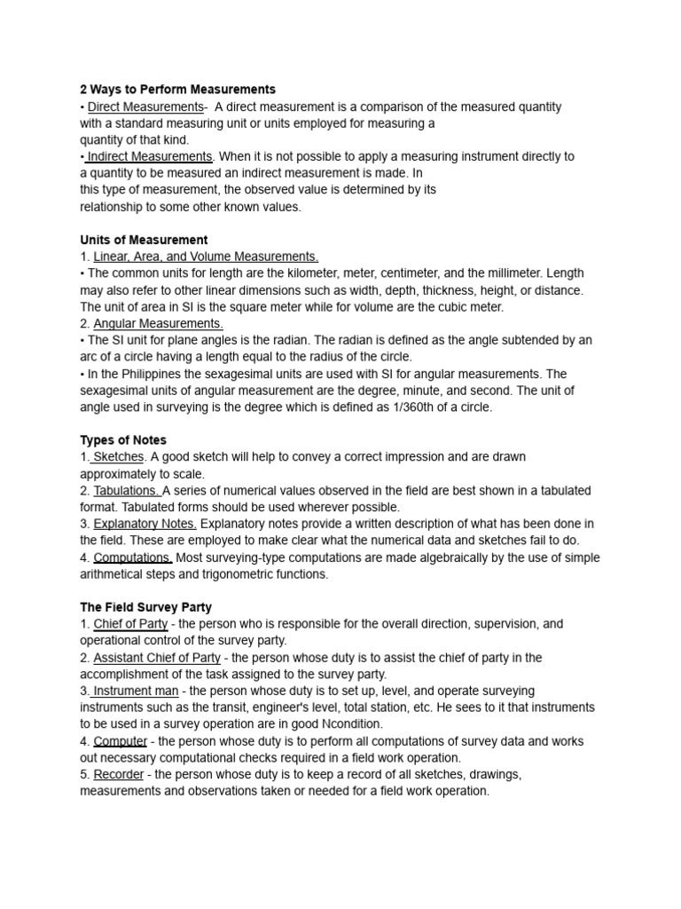 Lec2 Cesurv30 Measurements and Errors | PDF | Observational Error ...