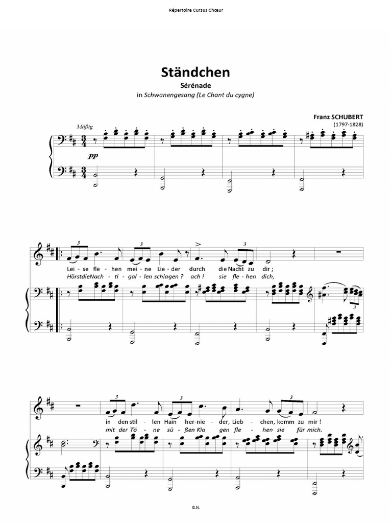 Schubert Ständchen | PDF