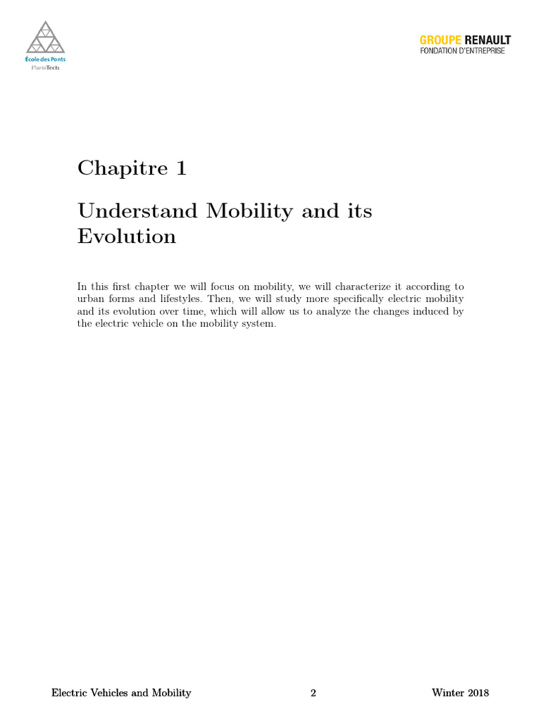 Chapter-1 Understand Mobility and Its Evolution | PDF