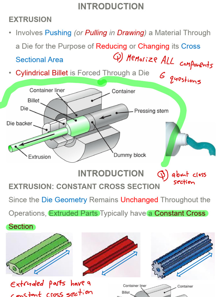 Metal Extrusion Q Final | PDF