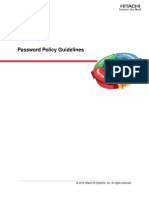 Password Policy Guidelines